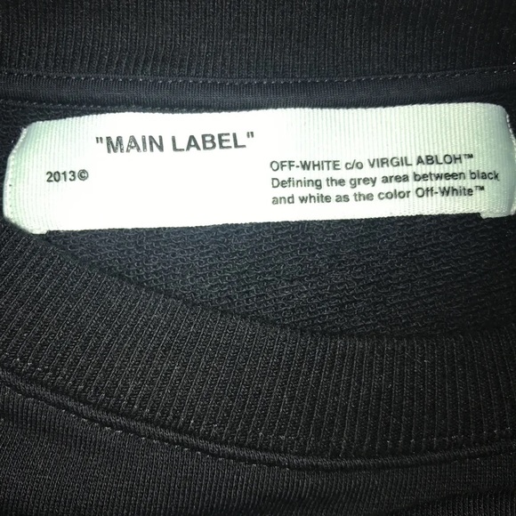 Off-white “Do not cross” crew neck - Picture 3 of 4